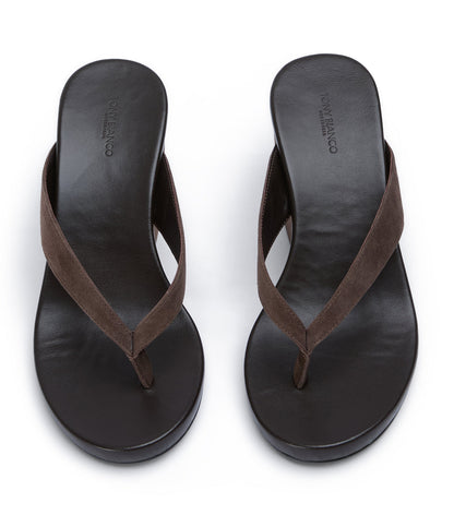 Avanti Espresso Suede | Tony Bianco