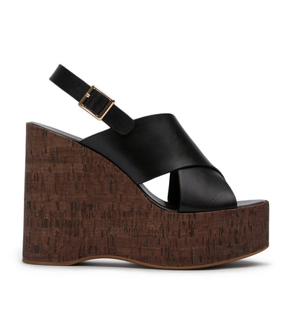 Vogue Black Como Wedges | Tony Bianco