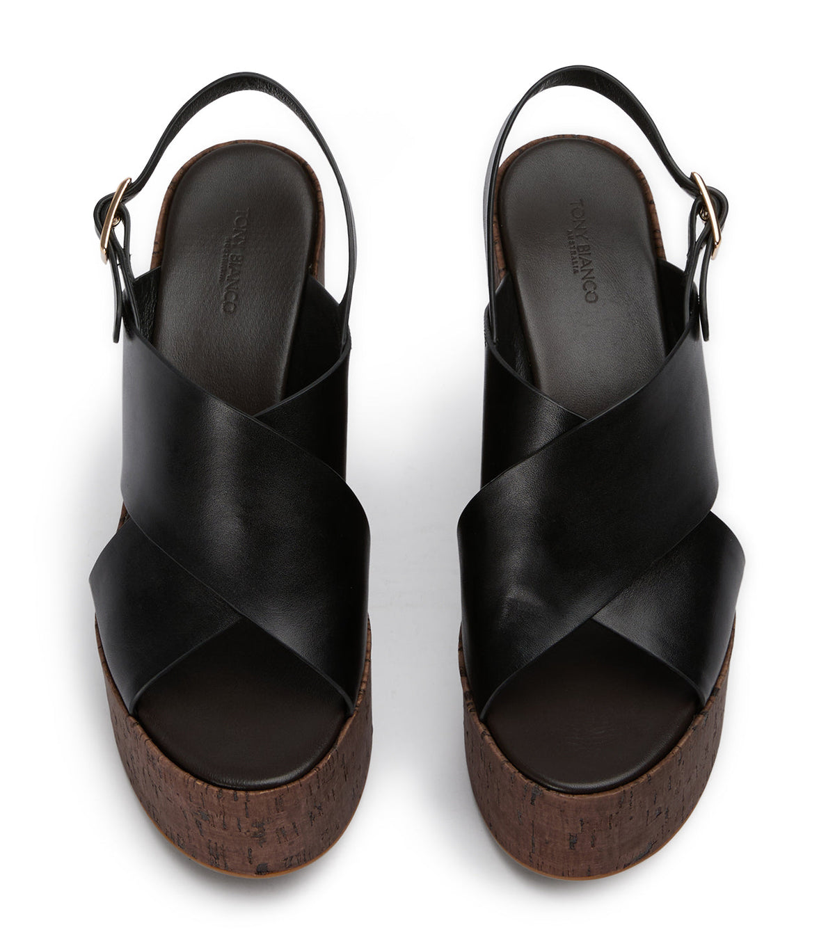 Vogue Black Como Wedges | Tony Bianco