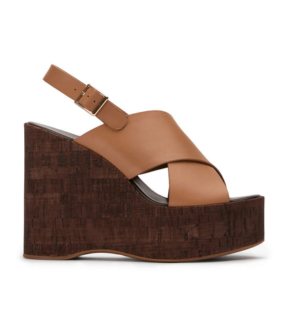 Vogue Tan Como Wedges | Tony Bianco