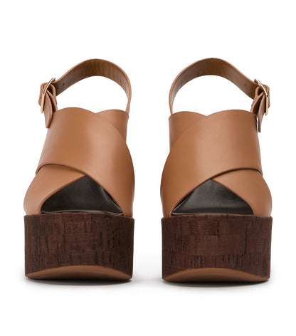 Vogue Tan Como Wedges | Tony Bianco