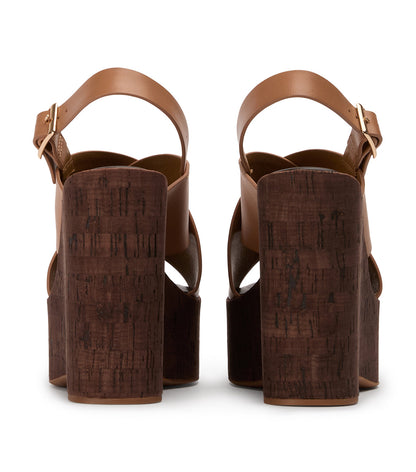 Vogue Tan Como Wedges | Tony Bianco