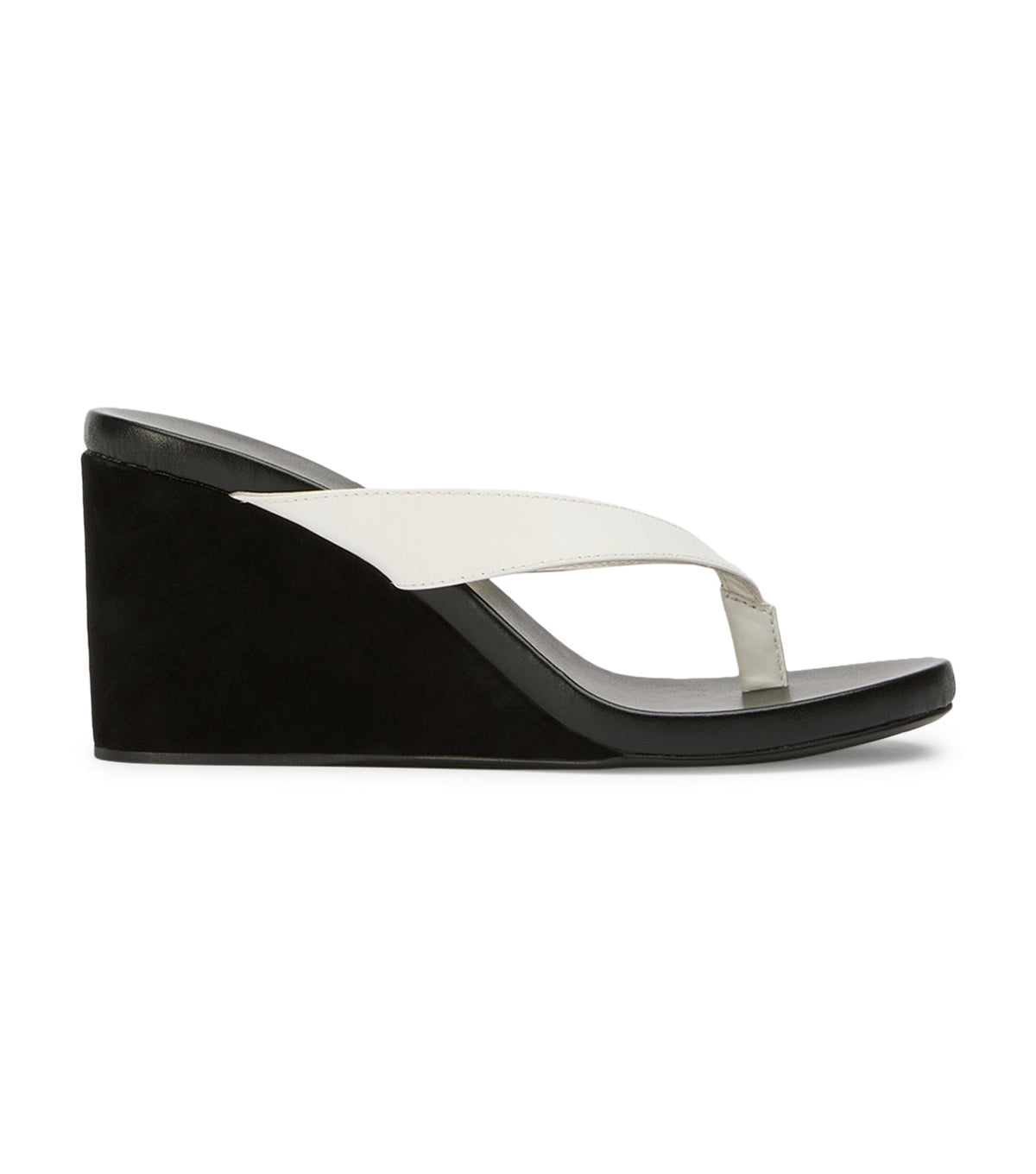 Avanti Milk Capretto/Black Suede | Tony Bianco