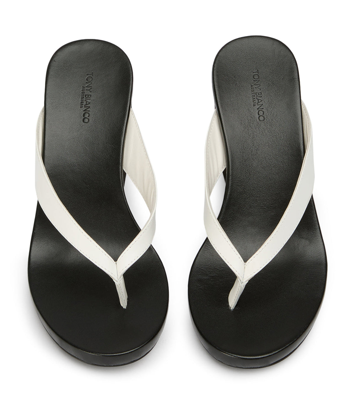 Avanti Milk Capretto/Black Suede | Tony Bianco