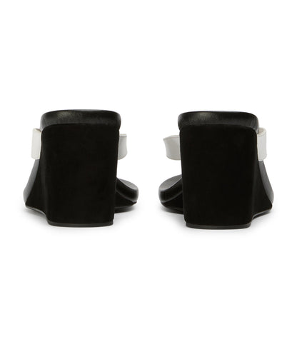 Avanti Milk Capretto/Black Suede | Tony Bianco