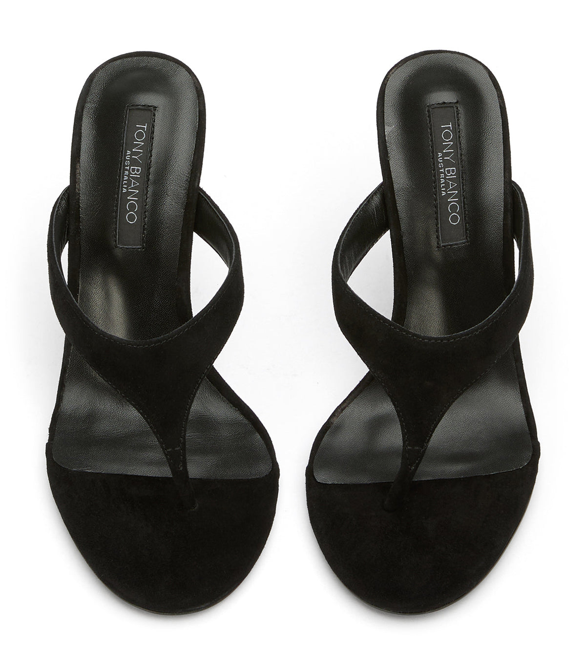 Dynasty Black Suede | Tony Bianco