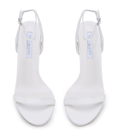 Skye White Nappa | Tony Bianco