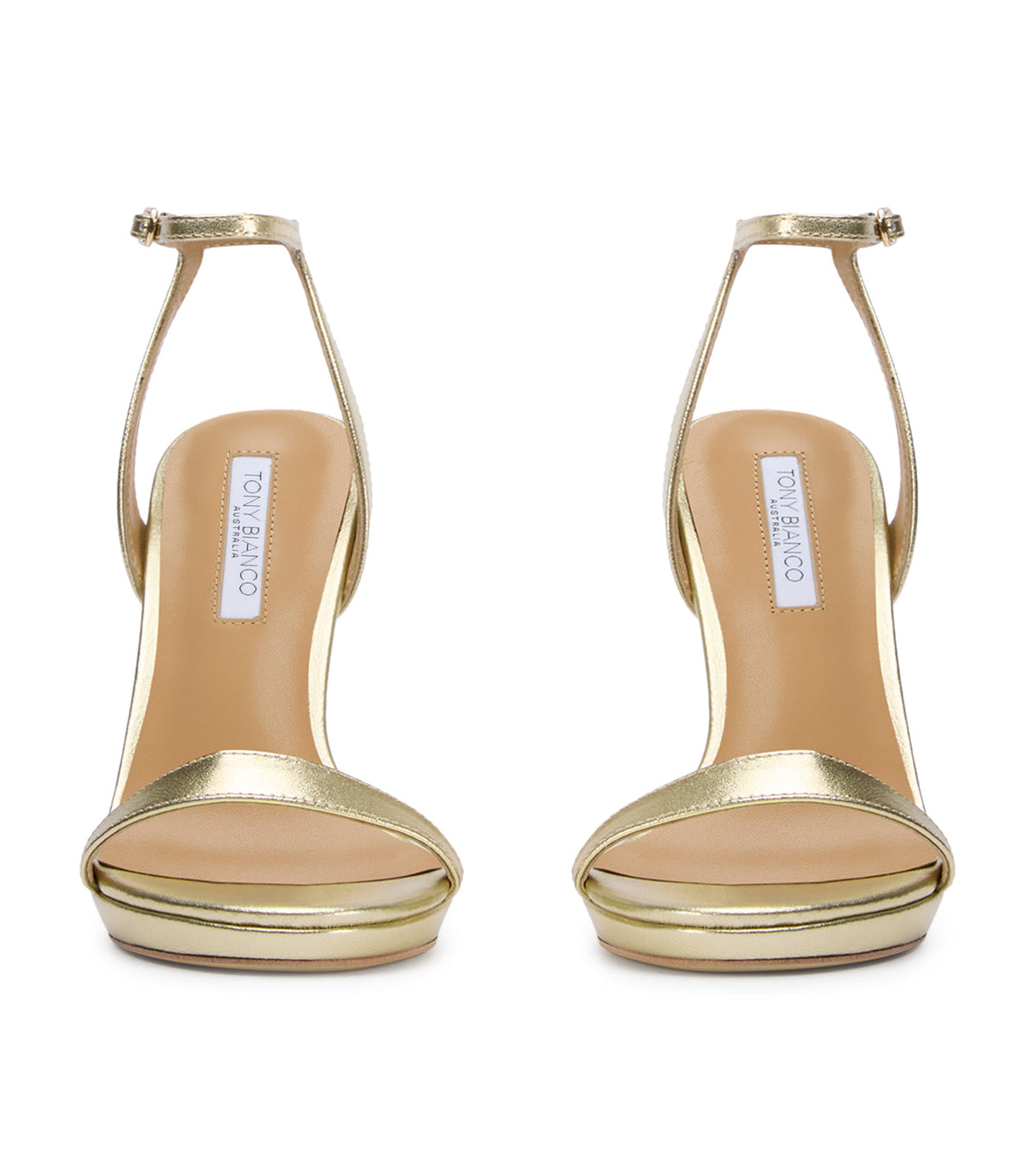 Skye Gold Nappa Metallic | Tony Bianco