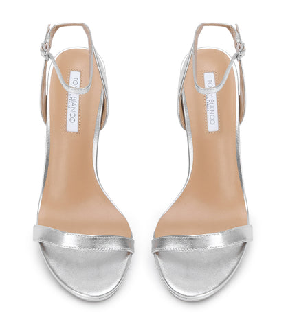 Skye Silver Nappa Metallic | Tony Bianco