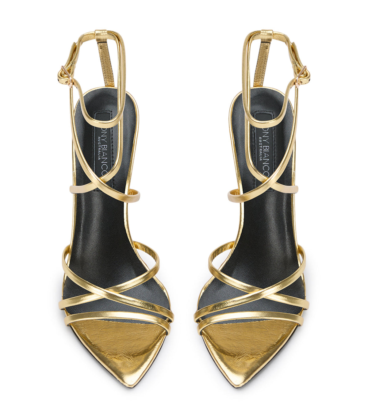 Marcy Gold Foil Heels | Tony Bianco