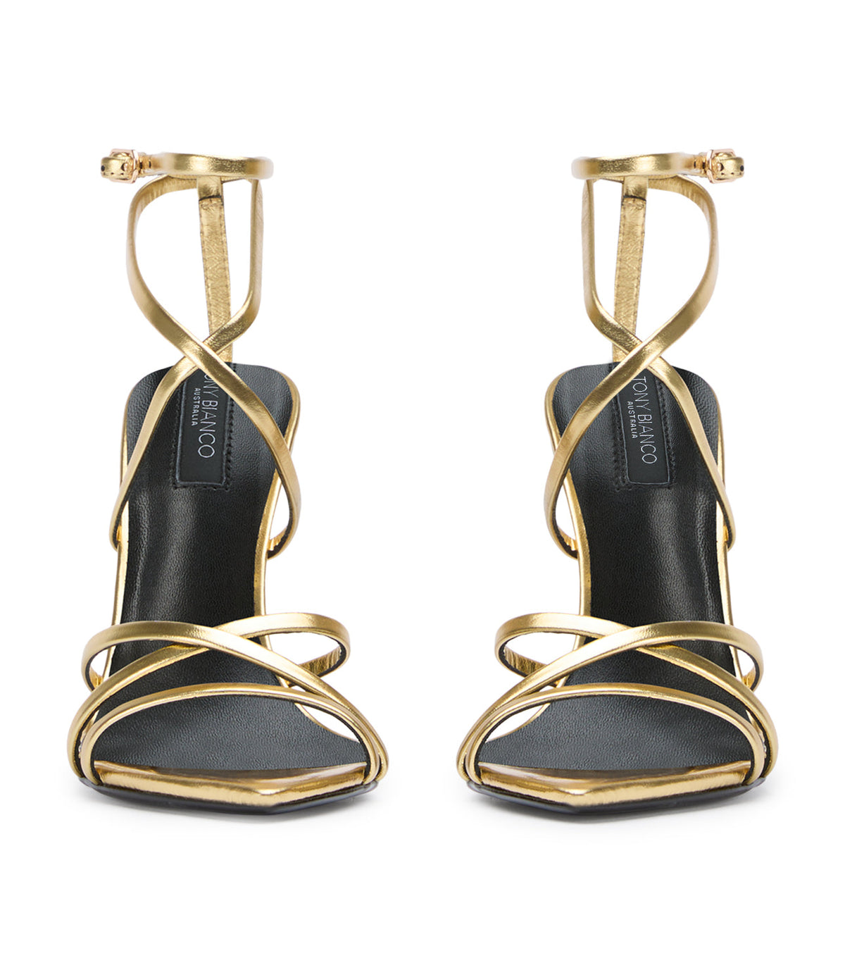 Marcy Gold Foil Heels | Tony Bianco