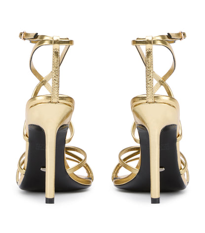 Marcy Gold Foil Heels | Tony Bianco