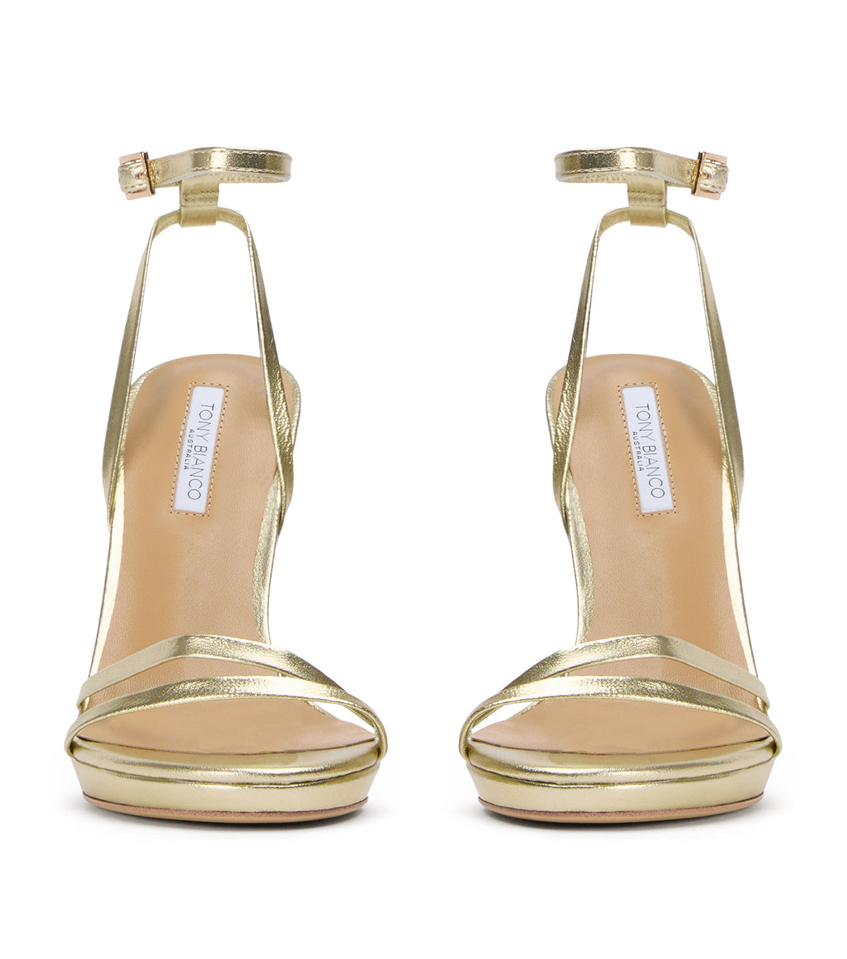 Sage Gold Nappa Metallic | Tony Bianco