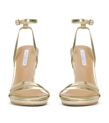 Sage Gold Nappa Metallic | Tony Bianco