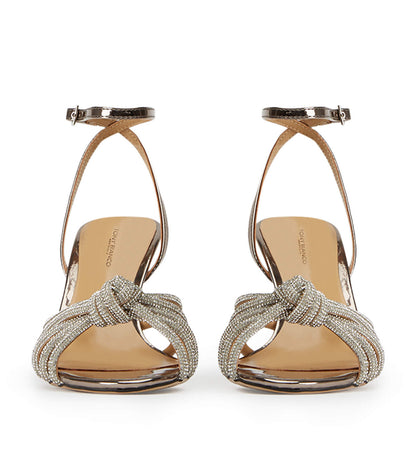 Helena Gunmetal Shine Heels | Tony Bianco