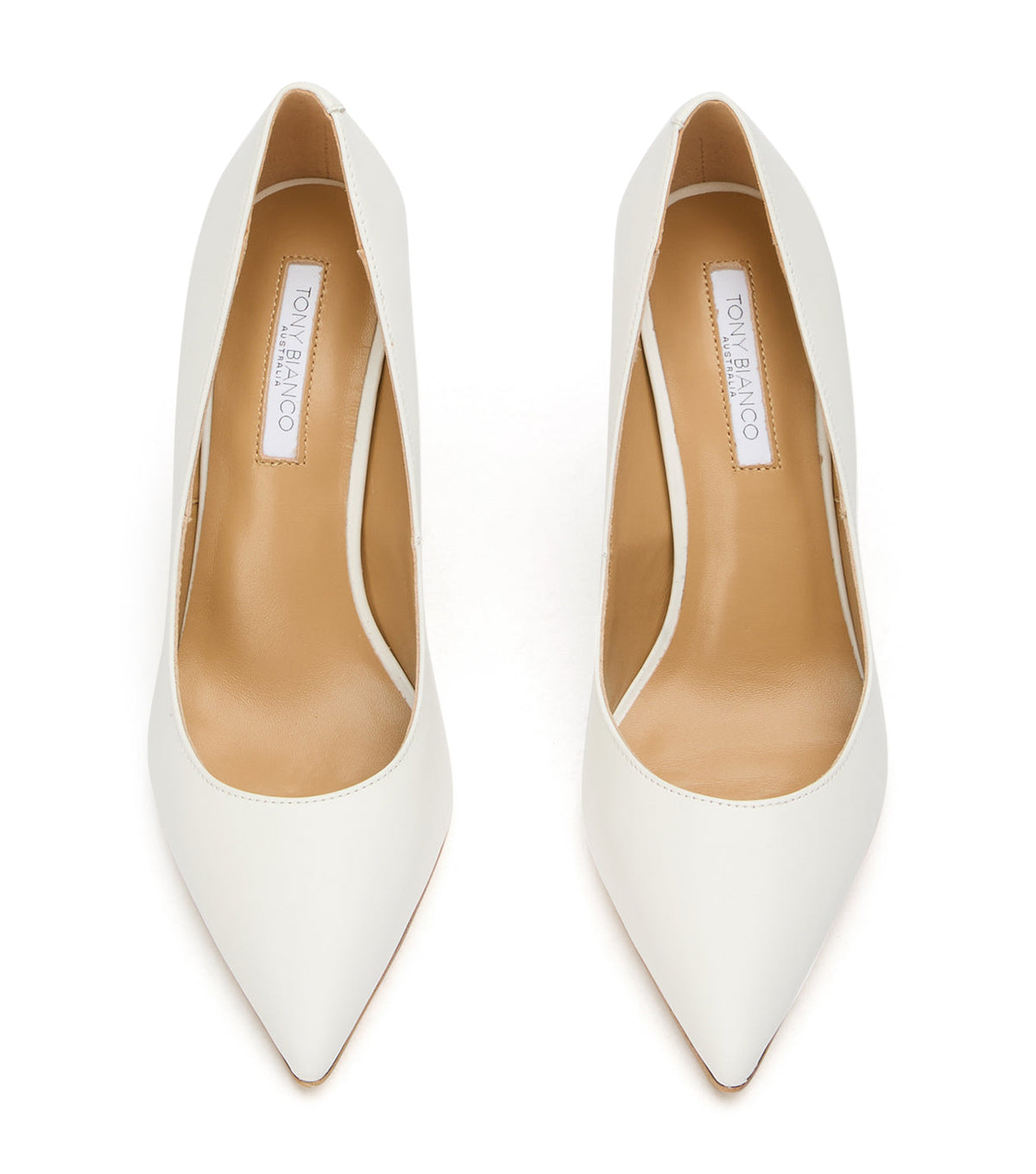 Anja Milk Capretto Heels | Tony Bianco