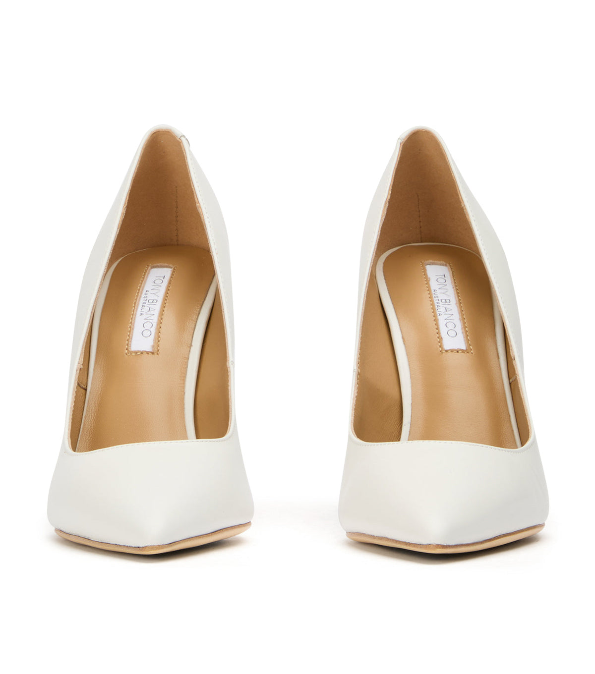 Anja Milk Capretto Heels | Tony Bianco