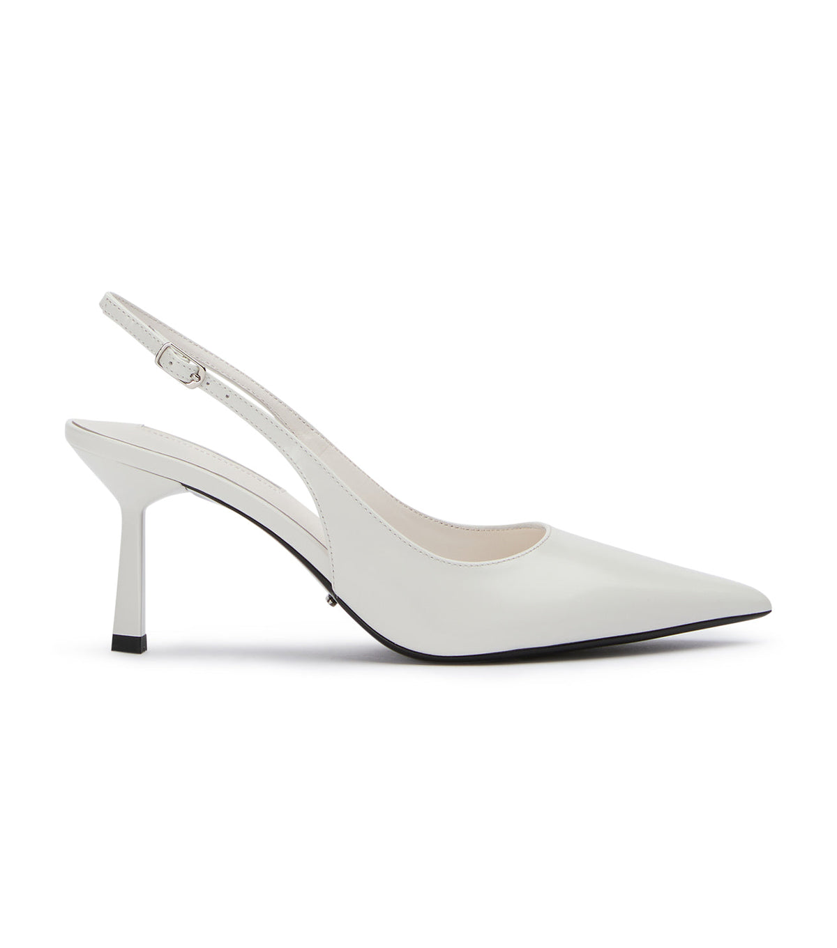 Baz White Hi Shine Heels | Tony Bianco