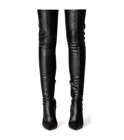 Avah Black Venezia Long Boots | Tony Bianco