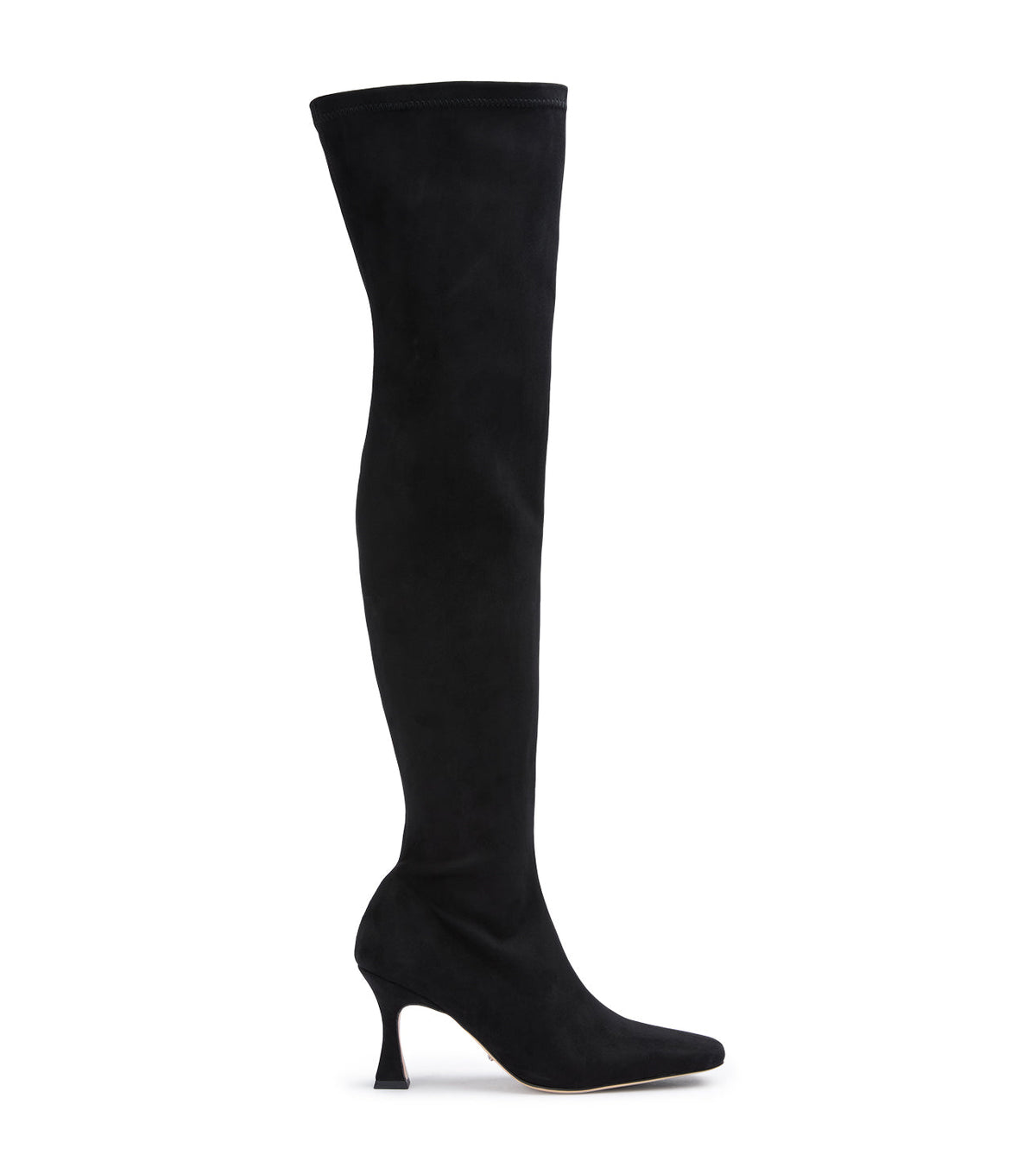 Fancy Black Stretch Suede | Tony Bianco