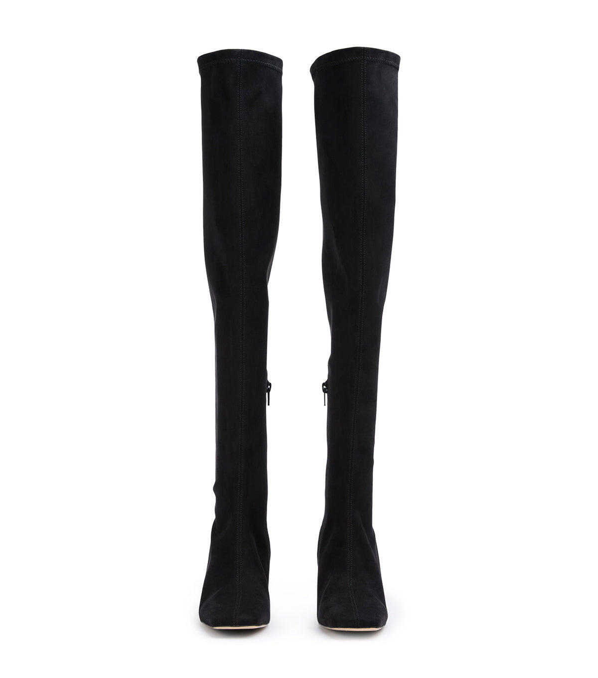 Fancy Black Stretch Suede | Tony Bianco