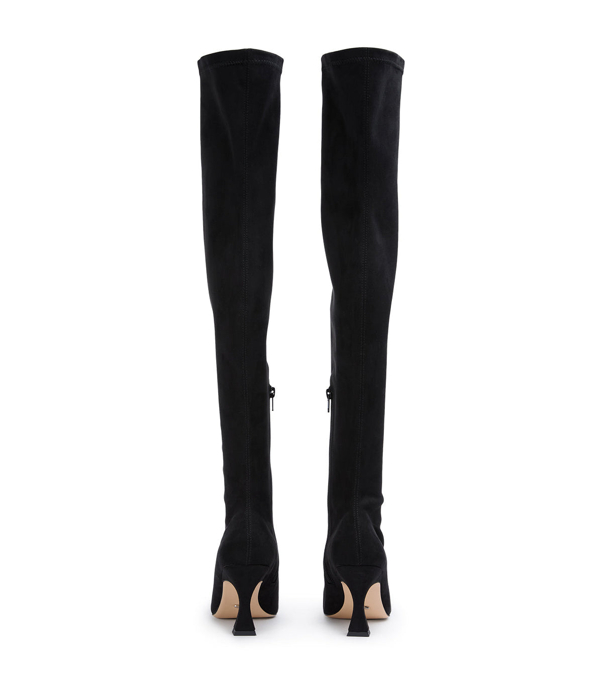 Fancy Black Stretch Suede | Tony Bianco