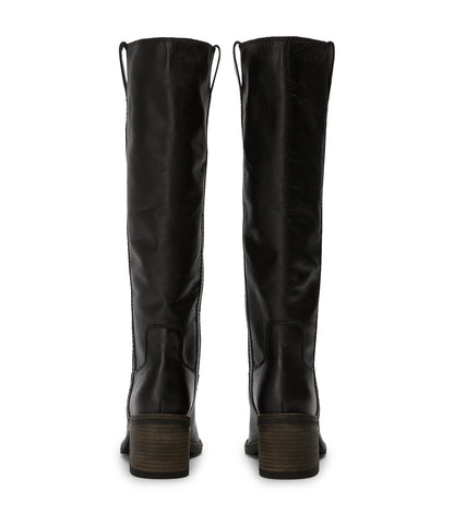 Apache Black Como Calf Boots | Tony Bianco