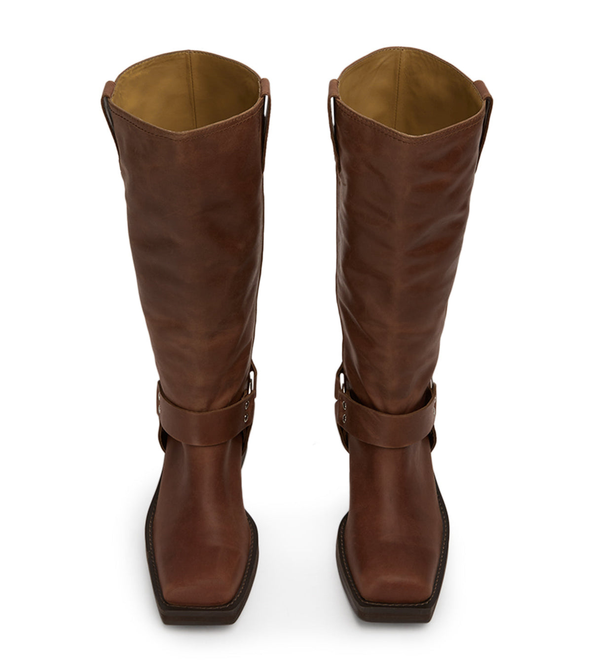 Biker Saddle Wax Calf Boots | Tony Bianco