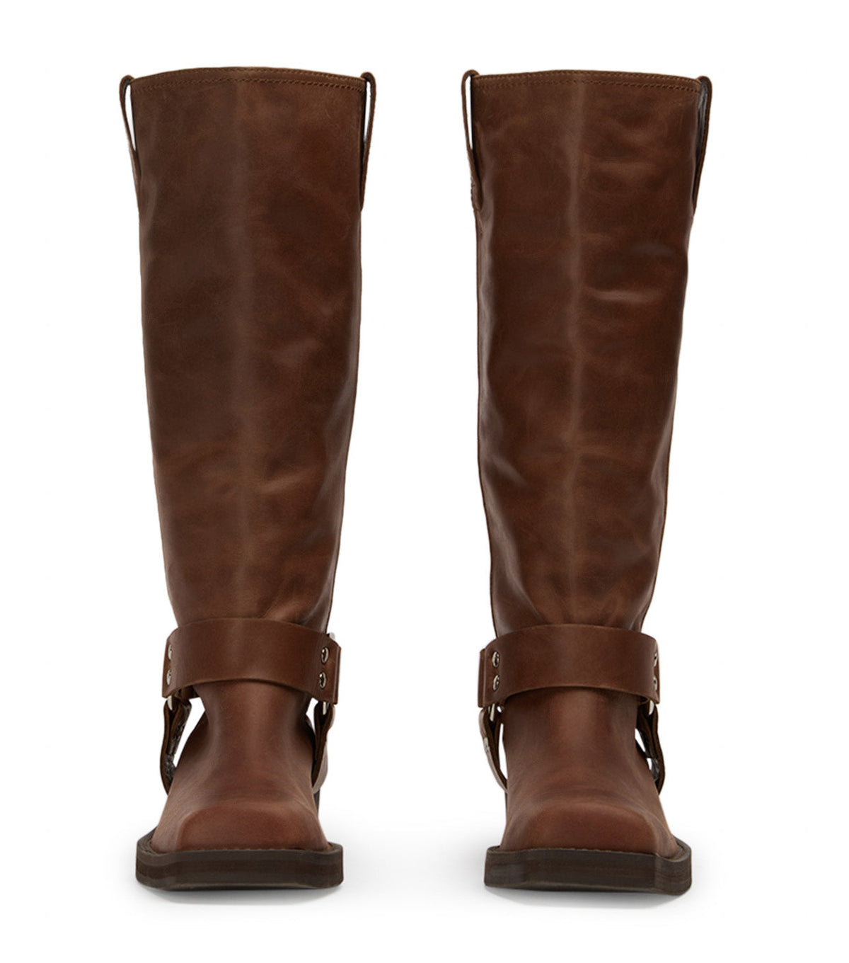 Biker Saddle Wax Calf Boots | Tony Bianco