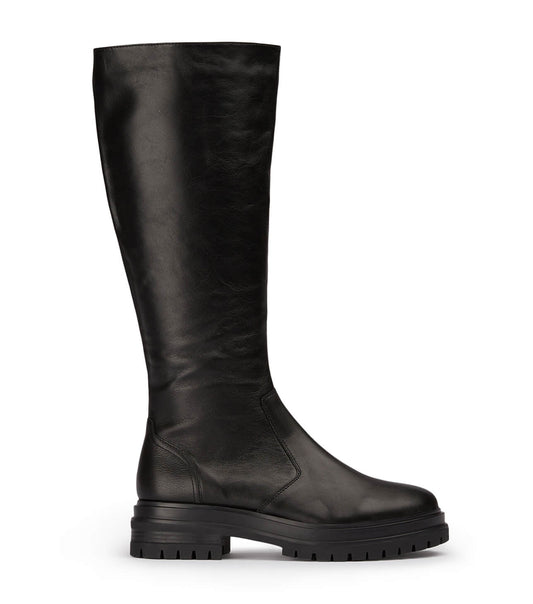 Wanda Black Venice Calf Boots | Tony Bianco