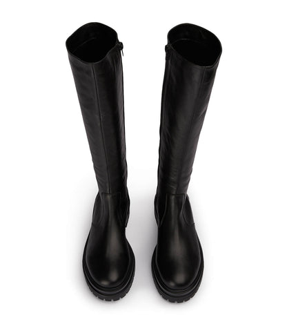 Wanda Black Venice Calf Boots | Tony Bianco