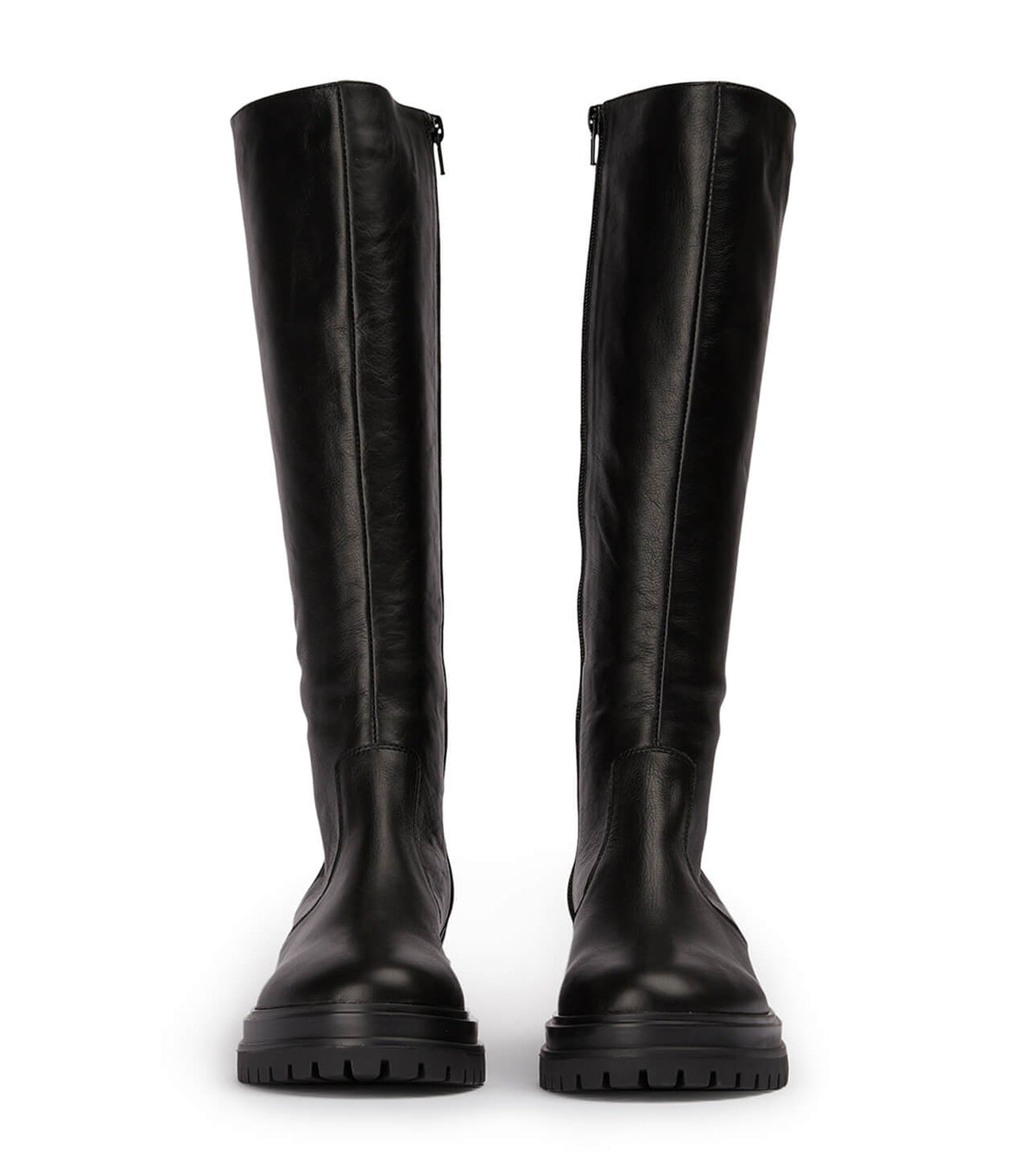Wanda Black Venice Calf Boots | Tony Bianco