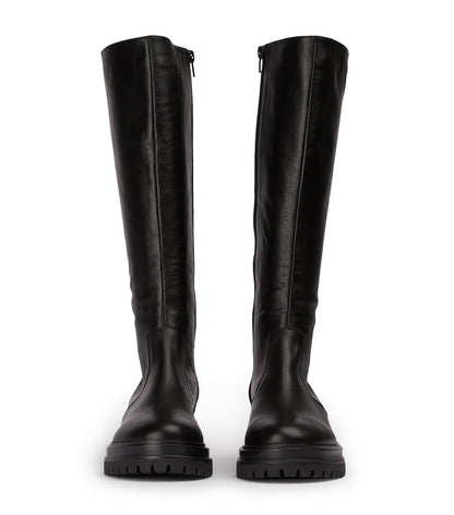 Wanda Black Venice Calf Boots | Tony Bianco