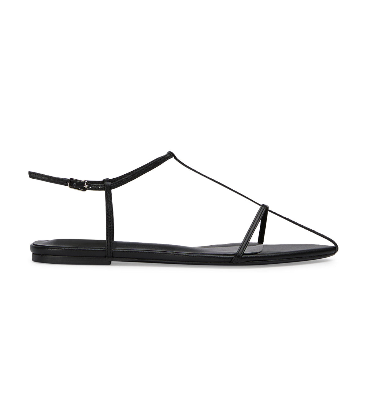 Noho Black Nappa Flats | Tony Bianco