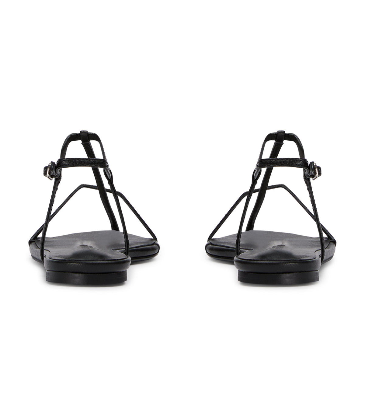 Noho Black Nappa Flats | Tony Bianco