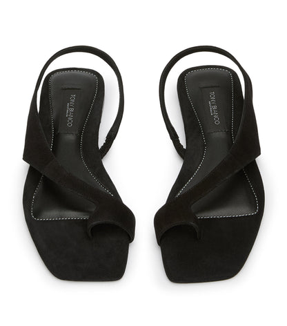 Roma Black Suede | Tony Bianco