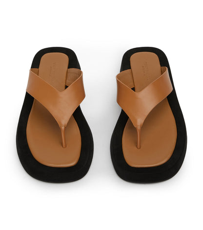 Ives Tan Como Sandals | Tony Bianco