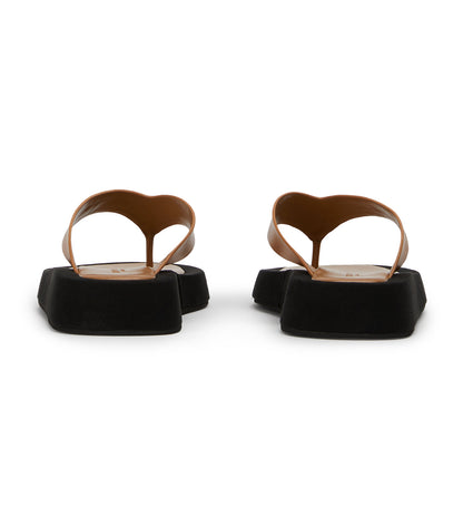 Ives Tan Como Sandals | Tony Bianco