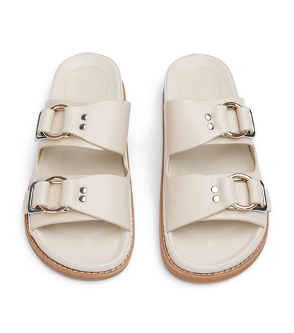 Hunter Vanilla Capretto Sandals | Tony Bianco