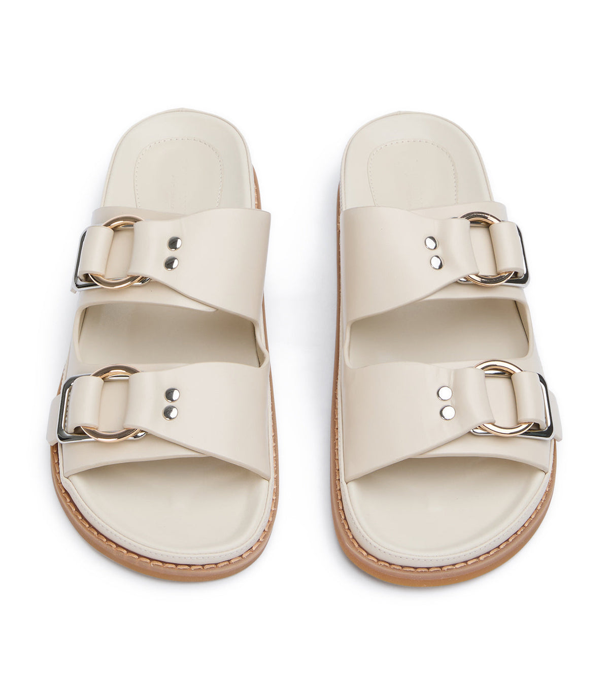 Hunter Vanilla Capretto Sandals | Tony Bianco