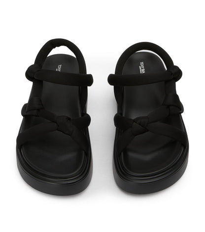 Jasper Black Scuba Sandals | Tony Bianco