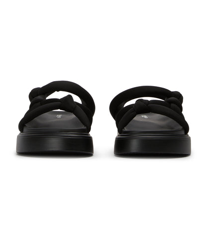 Jasper Black Scuba Sandals | Tony Bianco