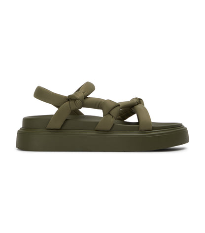 Jasper Khaki Scuba Sandals | Tony Bianco