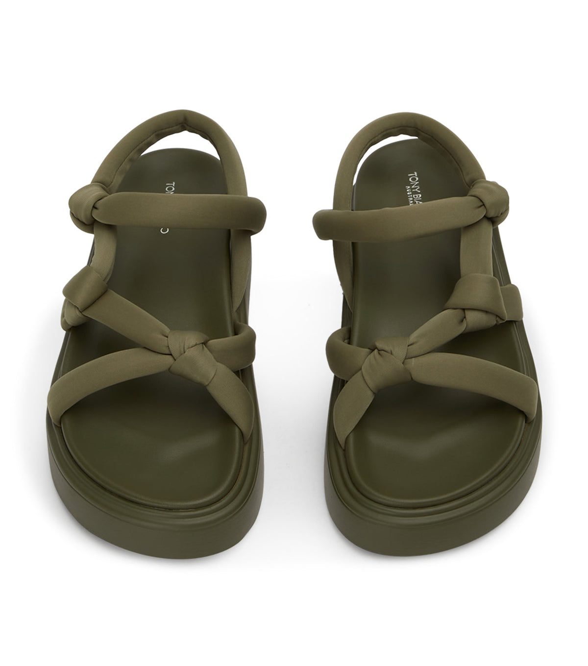 Jasper Khaki Scuba Sandals | Tony Bianco