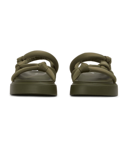 Jasper Khaki Scuba Sandals | Tony Bianco