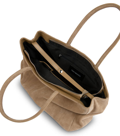 Evie Wheat Suede | Tony Bianco