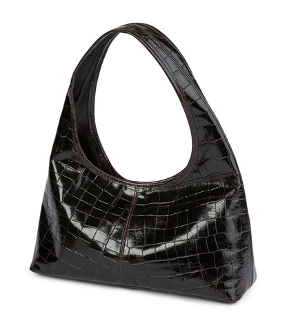 Lula Burgundy Croc Shine | Tony Bianco