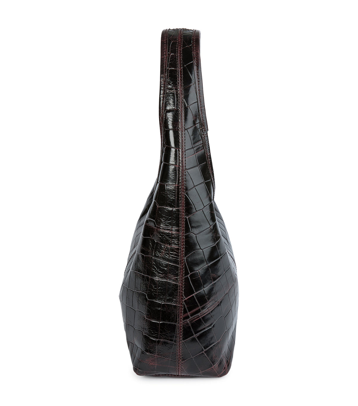Lula Burgundy Croc Shine | Tony Bianco
