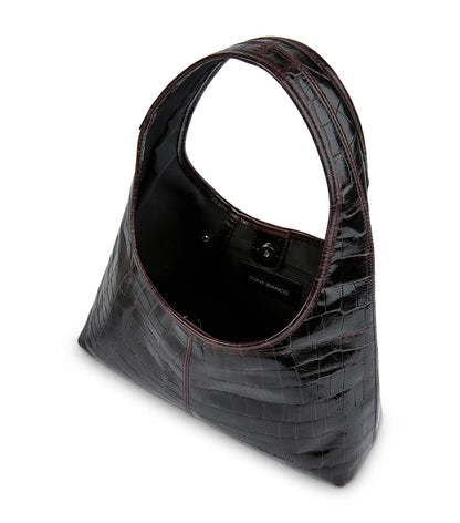 Lula Burgundy Croc Shine | Tony Bianco