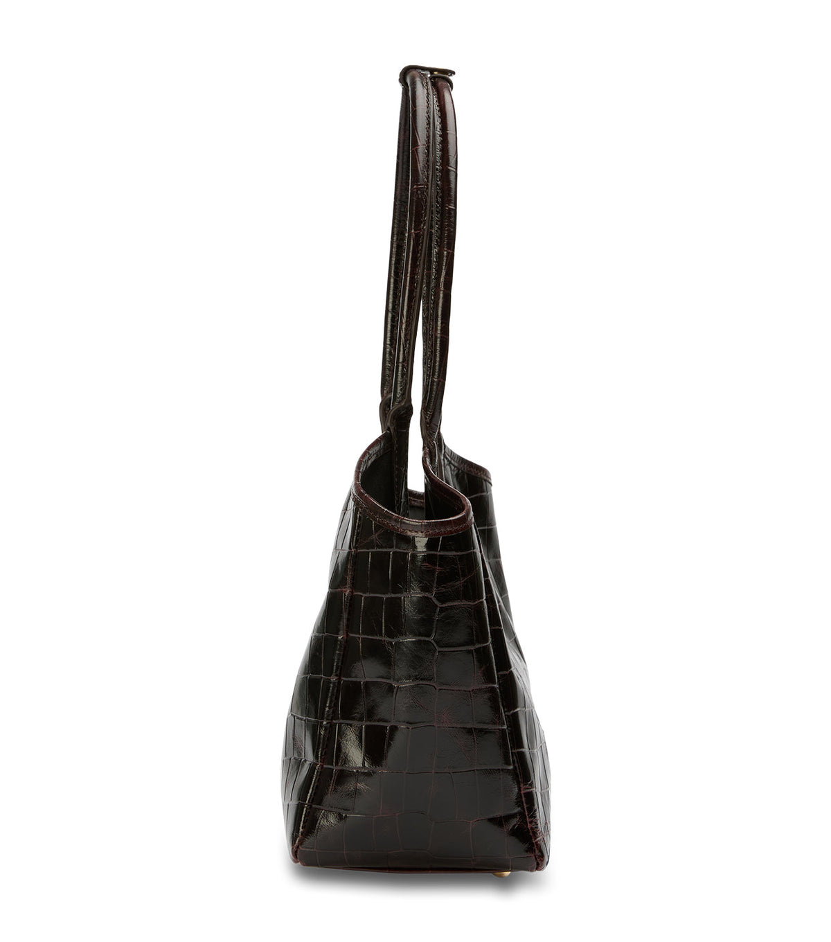Kiki Burgundy Croc Shine | Tony Bianco